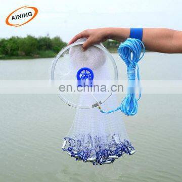 Fishing net Aluminum Frisbee nylon mono fishing cast net