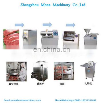 chicken sausage making machine/german sausage production line