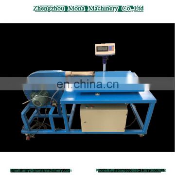 Pillow filling machine with weight table, can control weight anytime