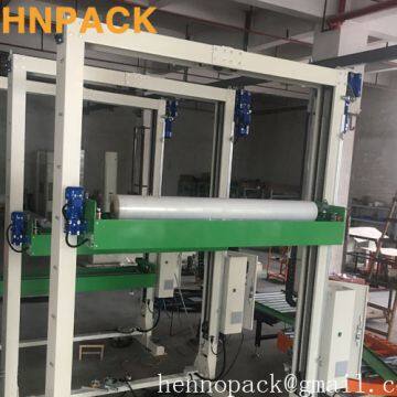 hennopack fully automatic  stretch  type pallet top foil covering machine