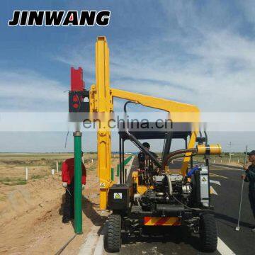 CE Approved Diesel Power Hydraulic Load Pile Driver for Highway Guardrail photo-6