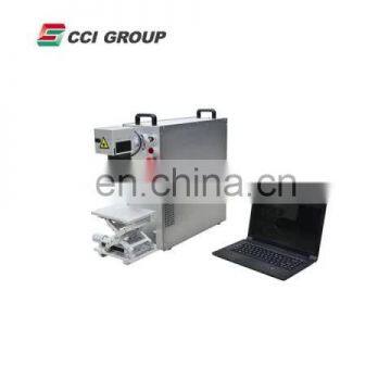 good quality high work performance portable 30 watt mini fiber laser mark engraving machine for acrylic sheet from China