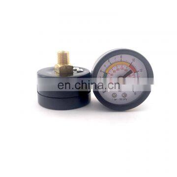 Y40Z axial pressure gauge, radial pressure gauge Vacuum pressure gauge Air compressor Air pressure gauge 0-16bar 40mm PT1/8