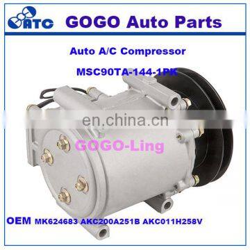 MSC90TA Auto A/C Compressor for MITSUBISHI Rosa BUS OEM MK624683 AKC200A251B AKC011H258V photo-4