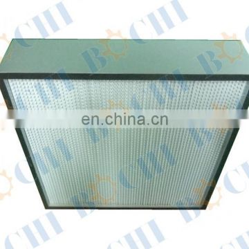 Aluminum Frame Galvanized Box HEPA Air Filter