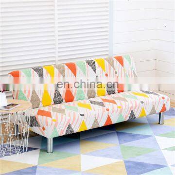 L Shape Protective Home Stretch  Sofa Covers Bed Cover Futon Slipcover Full Folding Elastic Armless Sofa Protector Cover