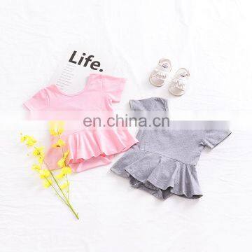 New Fashion Infants & Toddler Clothes Summer Baby Cotton Princess Girls Dress Romper