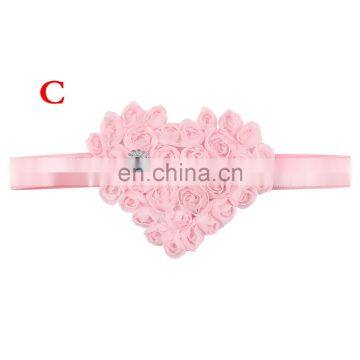 Free Shipping Handmade Valentines Day Newborn Baby Rose Flower Headband photo-4