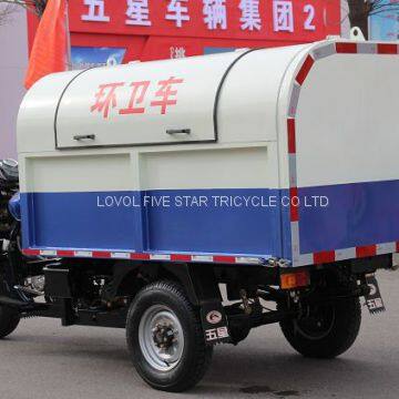 Gasoline Tricycle Cargo Loader Lovol Three Wheeler Waste Management 3 CBM photo-3