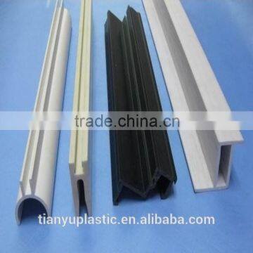 China best plastic pvc extrusion profile factory /costomized pvc plastic extrusion profile