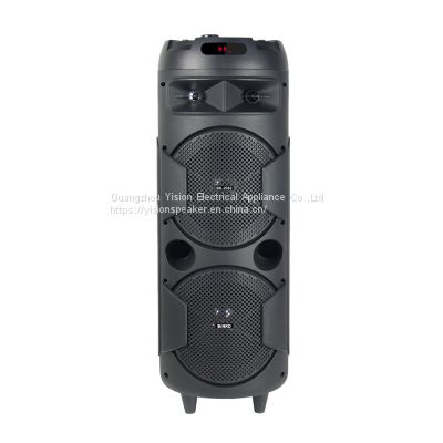 Dual 8'' Sub-woofer High Sound Cylinder Design Speaker BK-2382