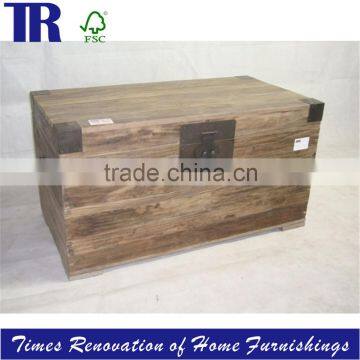 winston erclaimed elm trunk,long solid wood box,reclaimed timber box,home furniture