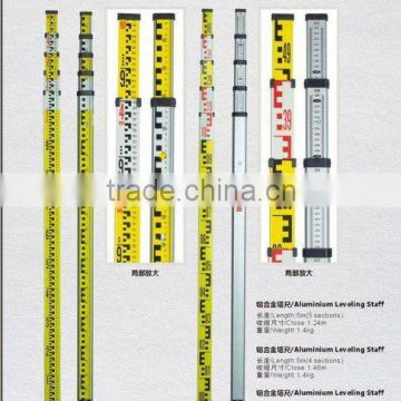 aluminium leveling staff for automatic level