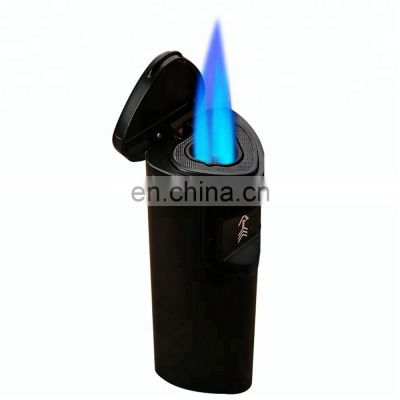 Touch Induction Three Flush Windproof High-temperature Creative Gas Lighter