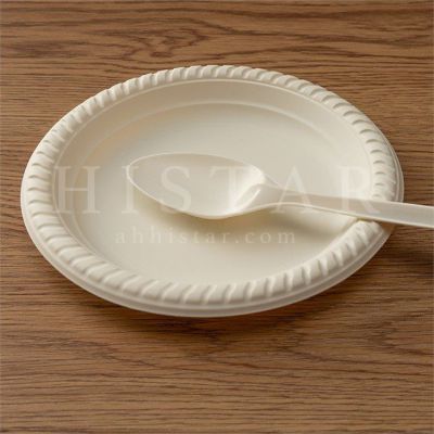 Eco-friendly compostable disposable fruit dinner plate