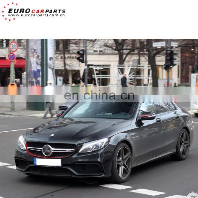 w205 body kits fit for  C-class W205 c220 c250 c300 sport to C63 style 2014-2016year PP material C63 body kits