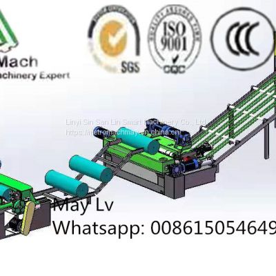 Plywood log debarker shaving machine, veneer peeling machine, plywood making machine line