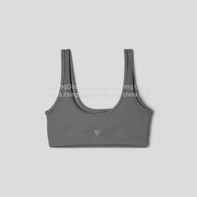 High-end  santoni seamless breathable sexy convergence adjustment type women sports bra