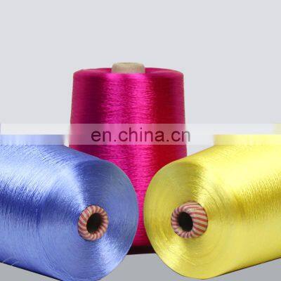 bright color 300D/60F 100% viscose rayon filament tube yarn