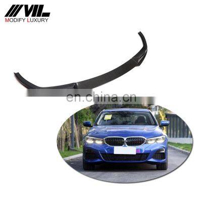 Fresh New popular carbon fiber front bumper lip for BMW 3 series G20 G28 M-sport 2020