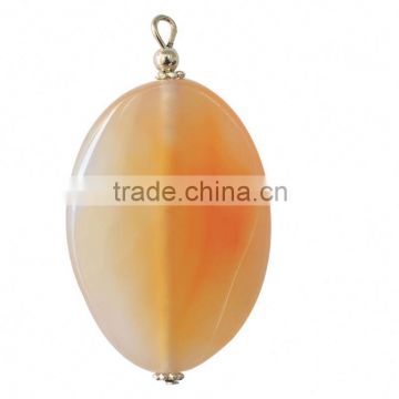 Wholesale Gemstone Beads Agate pendant natural carnelian stone pendant