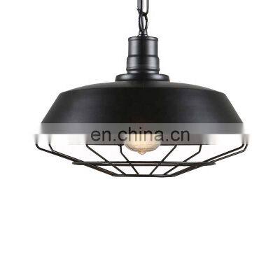 Loft Vintage Industrial Iron Pendant Lamp E27 Retro Bar Restaurant Lighting