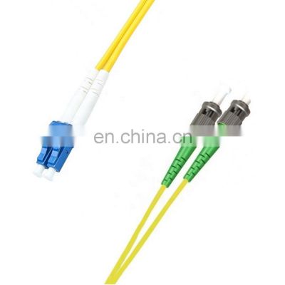 LC UPC ST APC Duplex Single mode PVC Fiber Optic Patch cord kabel serat patch Fiber Jumper st to lc fiber patch cord