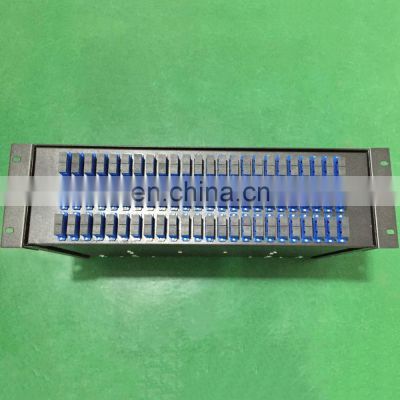 144 Port 3U 19 inch Fiber Optic Patch Panel SC LC FC ST Fiber Optic Patch Panel Fiber Splice Tray