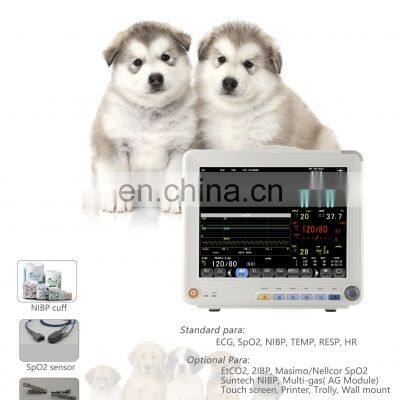 Multi-parameters Portable Veterinary Vet Vital Sign Monitor