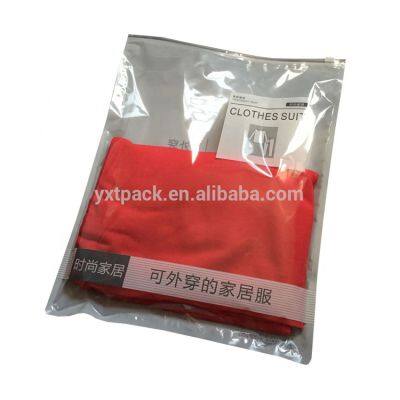 Custom Printed Packaging Of Plastic Bags Black With Zipper For Clothing Etc Opp Bags