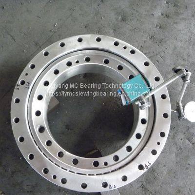 China manufactures oem custom small steel slewing ball bearing SR10/250 turntable ring without gear