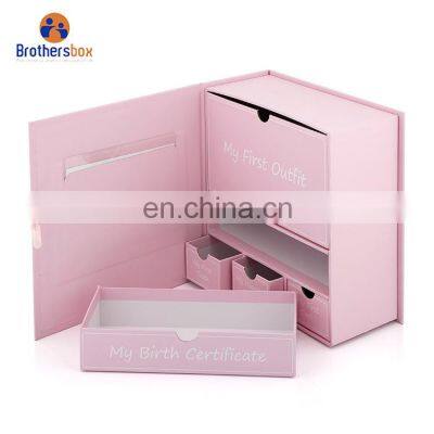 Decorative Cardboard Baby Keepsake Box Wholesale