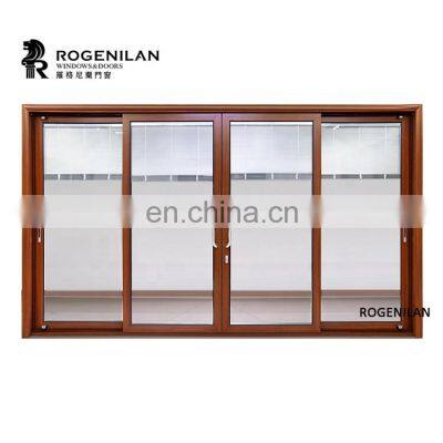 ROGENILAN 120 series shutter ready made interior wooden glass sliding doors