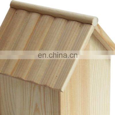 Garden Custom Promotion Gift Finished Classical Wooden Carved Bird House photo-5
