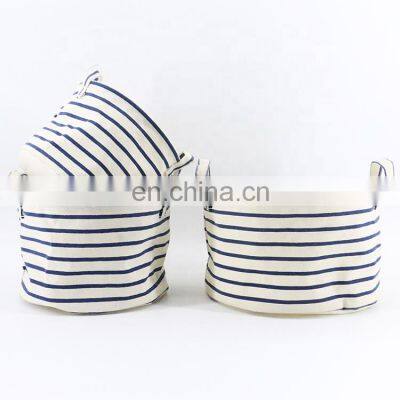 wholesale children canvas collapsible storage basket laundry baskets