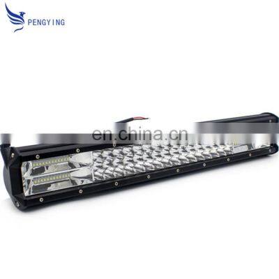 3 rows 432w auto lighting system led light bar luces led para autos