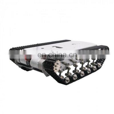T600 Metal Truck Stainless Steel Body Tank Intelligent Robot Chassis photo-2