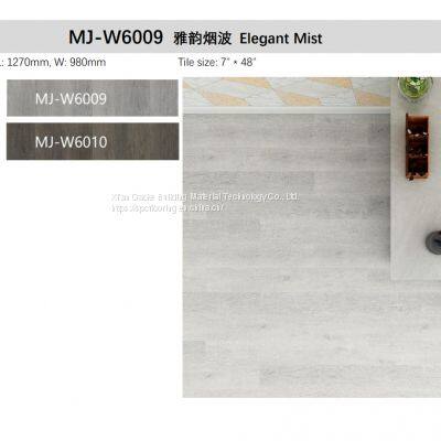 GKBM Greenpy MJ-W6009 New Eco-Friendly Waterproof Elegant Mist Grey Click Stone Plastic Composite SPC Flooring photo-5