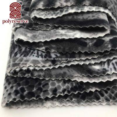 POLYRESERVE Geometric Textile One Side 2022 New Designed Faux Fur For Cover And More photo-3