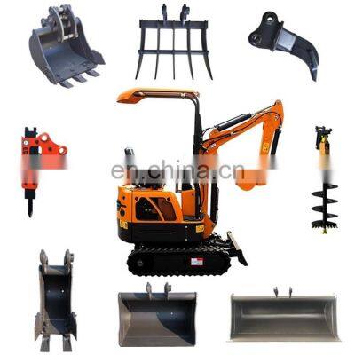 Hot Sale Widely Used 1ton Small Mini Crawler Excavator With Hammer