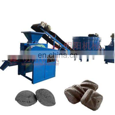 Supplied 1-5 t/h Complete BBQ Charcoal Briquette Production Line Use 360 Roller Type Coal Briquette Machine Making Briquettes