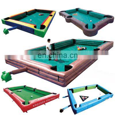 8x4m Inflatable Soccer Football Snooker & Billiard Tables Set Price