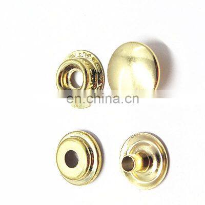 12mm Round Brass Metal Snap Button Push Button for Clothes photo-3