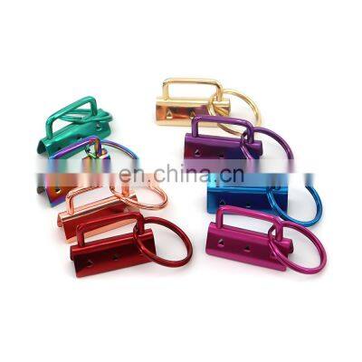 Custom Quality Fashion Decorative Key Fob Hardware Nickle Free Rainbow Key Fob Hardware With Key Ring photo-5