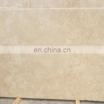 New Arrival Premium Quality Ivory Light Travertine Cross Cut Slab Made in Turkey CEM-SLB-01-01 photo-3