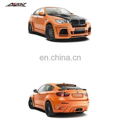 New body kits for BMW X6 E71 X6M HM-M2 style wide body kit middle muffler X6 new body kit manufacturer 2008-2013 Year