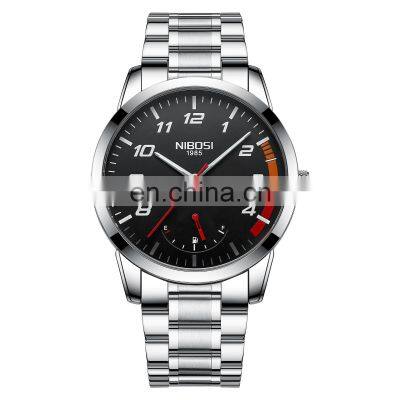 NIBOSI Men Watches Luxury Famous Top Brand Men's Fashion Casual Dress Watch Quartz Wristwatches Relogio Masculino Customizable