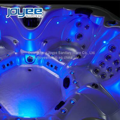 JOYEE Chlorine-free Water Treatment 7 Person Big Size US Acrylic Design Whirlpool Masaage Outdoor Hot Tub photo-2