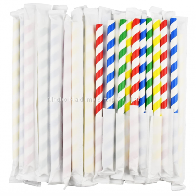 12mm Recyclable Boba Biodegradable Disposable Individually Packed Paper Straws (5000/ Ctn) photo-2