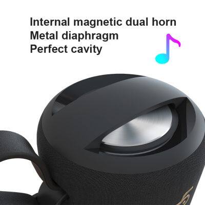 Top Fashion Fabric Outdoor Waterproof Wireless Column Loudest Portable Bluetooth Speaker photo-6